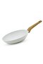 28cm Forged Aluminum Fry Pan Marble Non-Stick Trivet Scratch Resistant Induction Gas