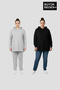 Women's Plus Size 2-Piece Set Hooded Tunic Slim Sweatshirt Spr26Btk991+2