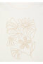 Cotton Floral Print T-Shirt - 7