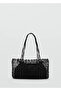 Medium Size Knitted Patterned Shoulder Bag - 2