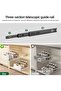 Slide Out Drawer for Kitchen Cabinet, No-Drill Adhesive Pull Out Organizer 39.5x46x6.5cm - 2