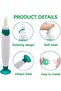 Soft Silicone Earwax Remover, Reusable Spiral Ear Cleaner Tool with 16 Replacement Heads - 3
