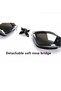 Black High-Definition Waterproof and Anti-Fog Swimming Goggles for Men and Women - 3