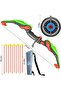 LED Bow and Arrow Set for Kids, Suction Cup Arrows with Target & Quiver Indoor Outdoor