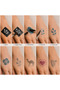Glitter Henna stencil kit - 2