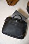 US Polo Assn 24586 Vegan Leather Notebook Laptop Briefcase BLACK