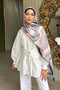 Black Color Wavy Patterned Aqua Soft Shawl