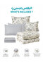 6-Pcs King Comforter Set 260x240 cm | Soft Reversible | Brushed Microfiber | 350 GSM Fill - 4