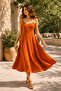 Women's Comfortable Fit Summer Dress with Adjustable Straps - 6