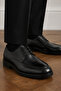 Men's Black Genuine Leather Lace-Up Shoes - Cresta - 2