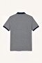 Cotton Regular Fit Pique Striped Short Sleeve Polo Navy Blue T-Shirt H4727Ax26Sm - 7