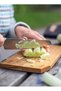 CampFire Cutting Set Outdoor Prep Kit, 15cm Stainless Steel Camp Knife with Oak Wood Handle, Oak Cutting Board & PU-Coated G-1000 Roll Mat for Portable Food Prep, Chopping & Slicing at Campsite - 5