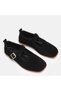 Large size women's genuine Leather and Suede akkabi 41-42-43-44-black suede - 3