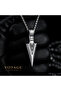 Stainless Steel Arrow Spear Steel Arrowhead Pendant - 5