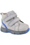 Genuine Leather Gray Velcro Sports Baby Boy Boots