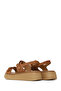 Women's Powder Thick-Soled Suede Leather Comfort Sandals 26Sfd341210 - 6