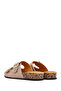 Women's Gold Double Buckle Stone Slippers 26Sfe400514 - 6