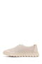 Women's Cream Leather Comfort Shoes 26Pfd501018 - 3