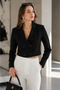 Women's Short Buttoned Blazer Jacket 250218 - 260314