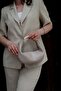 Liar Metal Sap Detailed Dark Beige Matte Bag - 3