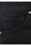 High Waist Straight Cut Denim Shorts - 5