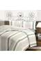 Woven Dreams Lane 3-piece Queen Comforter Set 200x240cm - Sage - 4