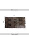 Frenzo Hand Woven Jute With Cotton Dhurrie 60x90cm - Black - 6