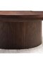 Salamis Coffee Table Round - Brown - 4