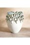 Bianca Porcelain Handmade Vase 27x27x31cm - Blue - 4