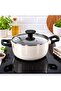 Berghoff Glints Stock Pot With Lid Dia20cm - Cream