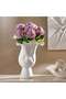 Rana Ceramic Handmade Petal Decor Vase 234x34x43cm - White