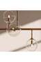 Eglow 9-light G9 Blown Glass Pendant Lamp 130x60x60cm - Aged Brass - 3