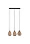 Cotter 3-light E27 Paper Rope Pendant Lamp 94x26x150cm - Natural - 5