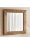Courtney Seagrass Square Wall Mirror Dia 102x102cm - Natural - 4