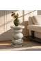 Zedian End Table Marble - Brown