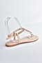 Skin Stone Detailed Flip Flop Sandals M272025009 - 6