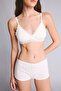 100% Cotton Elastic Waist Bow Detailed Boxer Briefs H3650Ax26Sp - 3