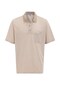 Bej Regular Desenli Polo Yaka Tişört