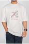 Tomorrow Digital Print Oversize White Unisex T-Shirt - 2