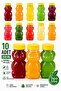 Bearish Pet Bottle School Picnic Juice Smoothie Detox Ginger Transparent Plastic Empty Beverage Leakproof