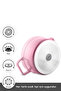 Swiss Crystal Neocast 7 Piece Cast Iron Cookware Set Pink - 2 Oven Gloves - 7