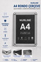A4 Rondo Frame - Poster Frame - Document Frame - Retractable Plastic Frame