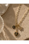 Special Series, Heart and Star Charm Necklace 48+5cm Acr0307 - 2