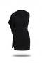 Black One Shoulder Buckle Dress