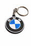 سلسلة مفاتيح بشعار BMW بتصميم بسيط - إكسسوار سيارات معدني فاخر - 3