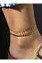 Bym293 2-piece Set Chain Auger Model Women's Anklet - 2