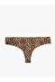 Leopard Patterned Brazilian Panties - 7