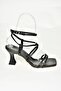 S997441009 Black Thick Heeled Women's Shoes - 6