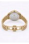 Women's Gold Steel Band Quartz Wristwatch - Decorative Dial Stylish Elegant Bezel - 3