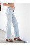 Clara Women's Palazzo Relaxed Comfortable Fit Stretch Fabric High Waist Jeans Denim Pants New Season1 - 5